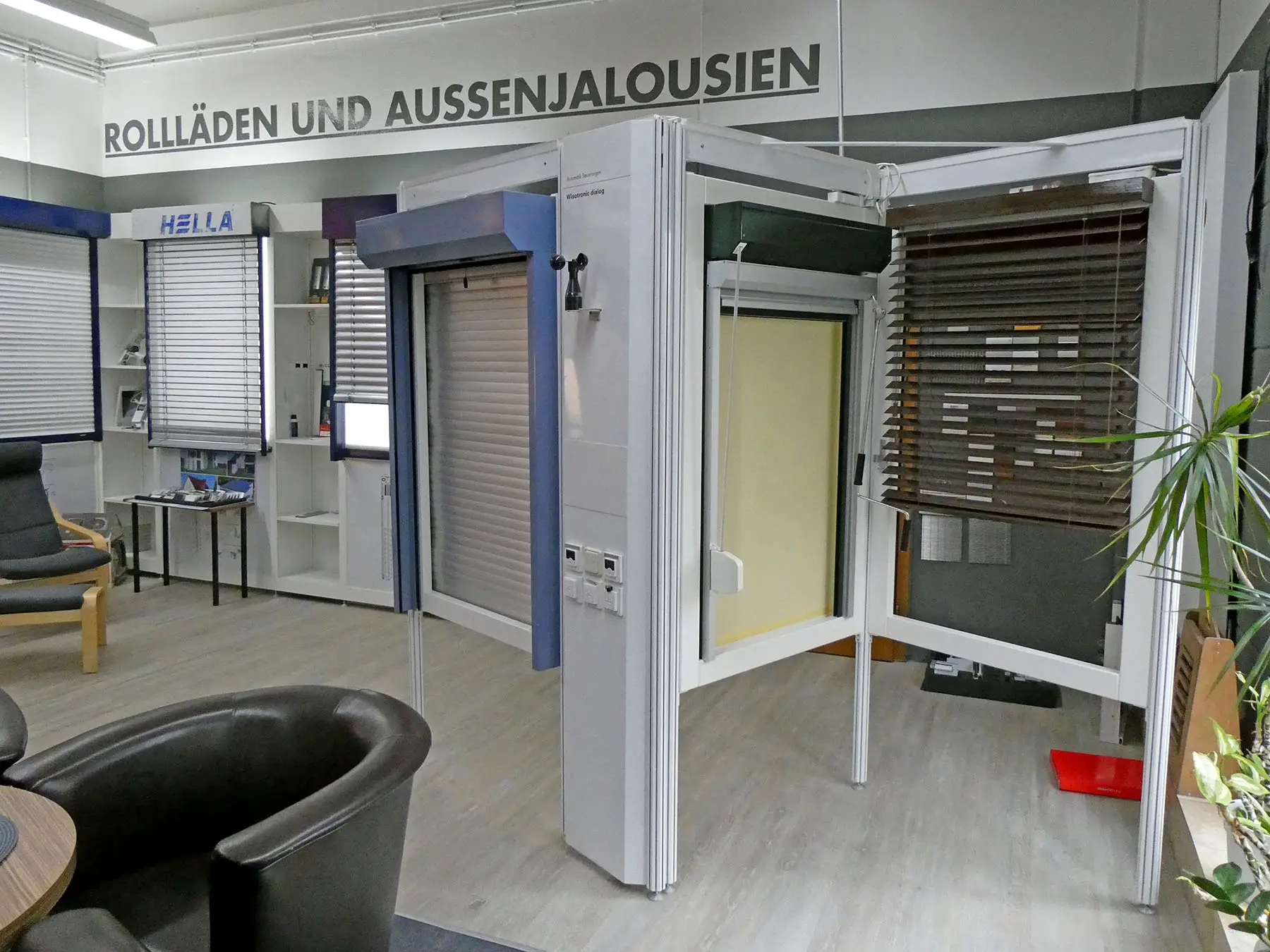 Rollläden und Aussenjalousien in unserer Ausstellung in Berlin