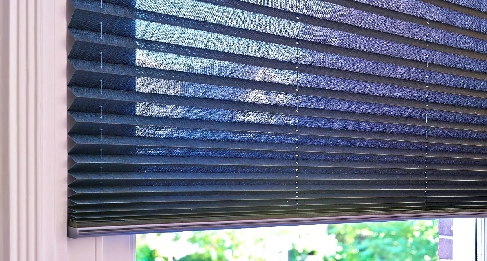 Moderne Plissees als Sicht- und Lichtschutz